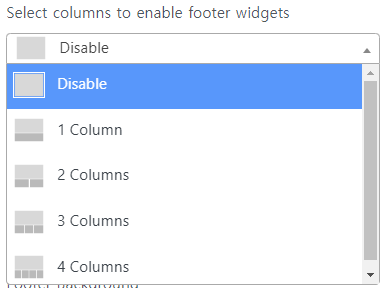 Footer 비활성화