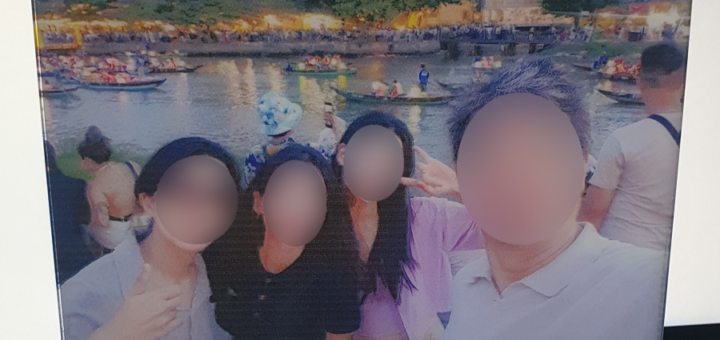 가족사진 아크릴 액자