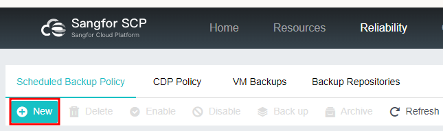 Scheduled Backup