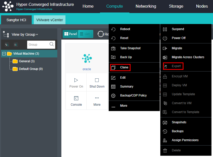 Cloning VM