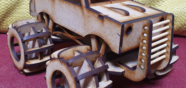 Wood Toy; Monster Truck(버전 2)