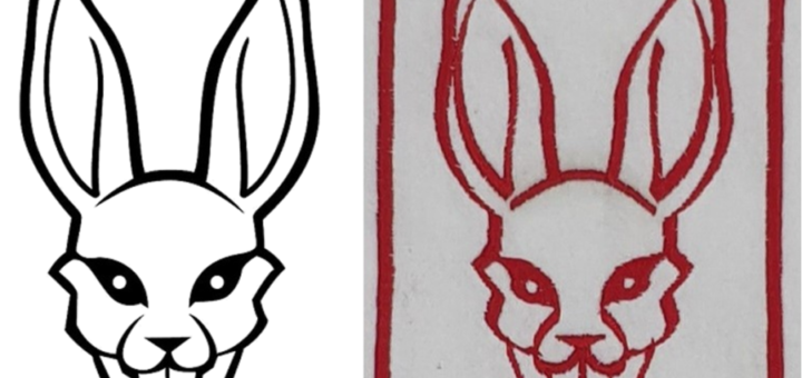 mad rabbit 자수 덮개