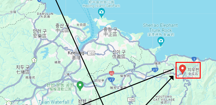 구글 지도(목적지 검색 및 저장)