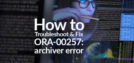 ORA-00257: archiver error