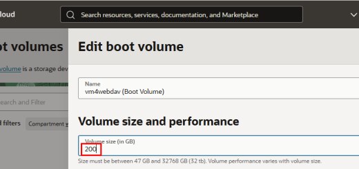boot volume
