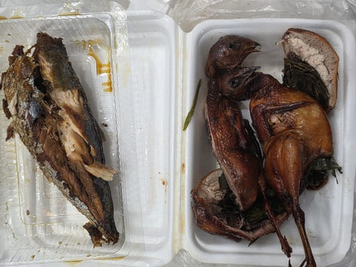 빈푹시장 먹거리