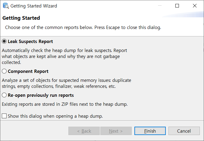 Eclipse Memory Analyzer(MAT)